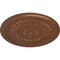 Ekena Millwork Temple Ceiling Medallion (Fits Canopies up to 9 1/4"), Hand-Painted Polished Copper, 24"OD x 1 5/8"P CM24TEPOS - alternate 2
